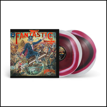 ELTON JOHN - CAPTAIN FANTASTIC AND THE BROWN DIRT (SPLODGE RED/WHITE VINYL 2LP PLUS BONUS TRACKS)