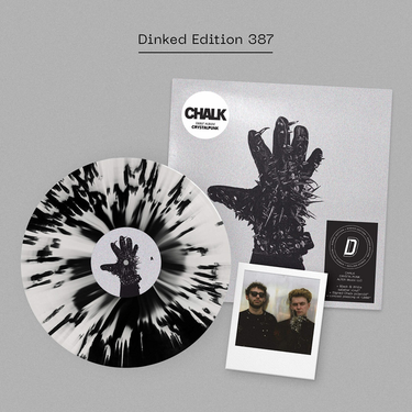CHALK - CRYSTALPUNK (BLACK/WHITE SPLATTER VINYL DINKED EDITION)