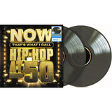 VARIOUS ARTISTS - NOW HIP HOP AT 50 (BLACK ICE VINYL 2LP)