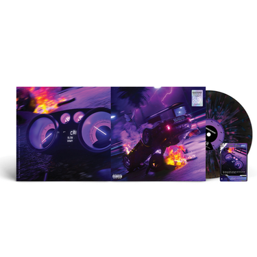 CHASE ATLANTIC - PARADISE (BLACK ICE WITH PINK/BLUE SPLATTER)