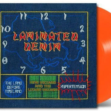 LAMINATED DENIM (ORANGE HABANERO VINYL)