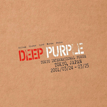 DEEP PURPLE - LIVE IN TOKYO 2001 - 4029759173144