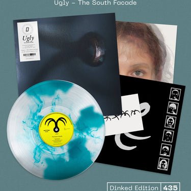 The South Facade (Clear Glass with Cyan Accent Vinyl Dinked Edition #435)