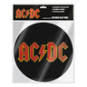 TURNTABLE SLIPMAT - SLIP MAT AC/DC LOGO - 5050293858432