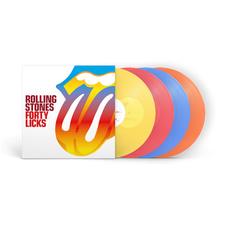 ROLLING STONES - FORTY LICKS (4LP YELLOW/RED/BLUE/ORANGE VINYL)