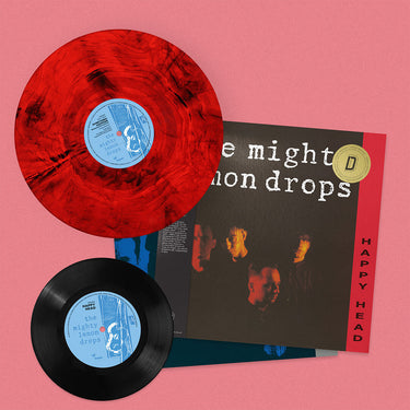 MIGHTY LEMON DROPS - Happy Head (40th Anniversary Edition Marbled Red AND Black Vinyl Dinked Edition #A.31)