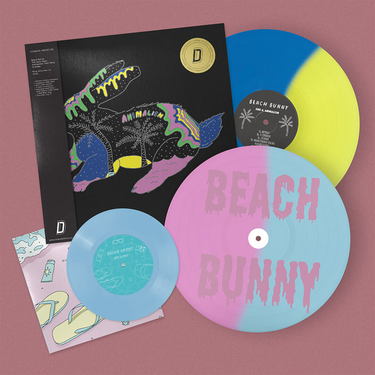 BEACH BUNNY - THE EARLY DAYS - ANIMALISM POOL PARTY (Blue/Yellow AND Blue/Violet 2LP Dinked Edition A.33)
