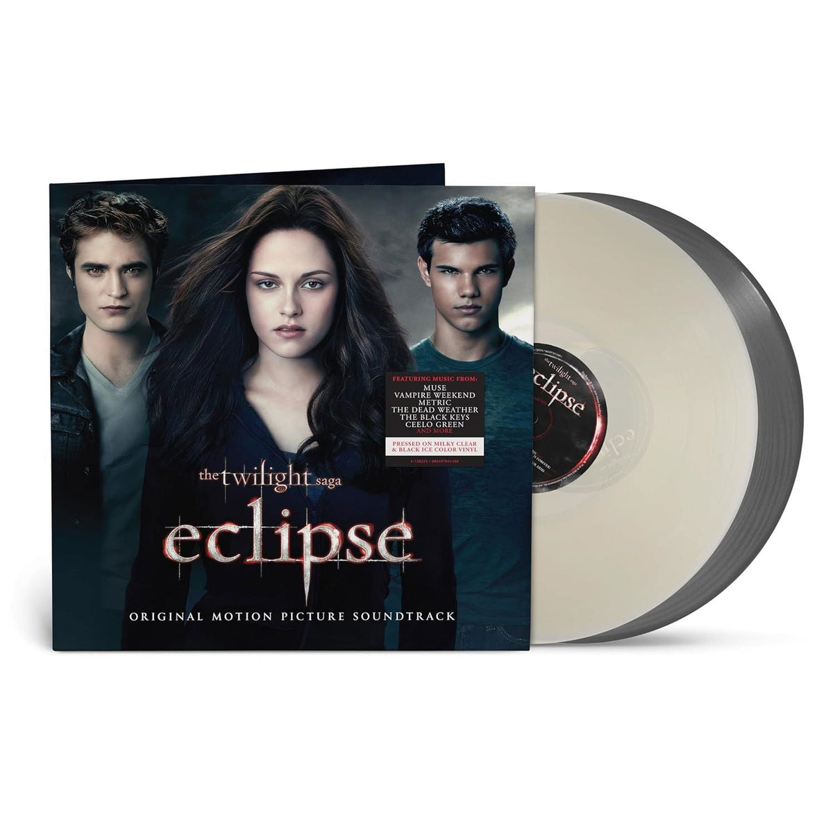 THE TWILIGHT SAGA ECLIPSE (MILKY CLEAR/BLACK ICE VINYL 2LP LTD EDITION) - MILKY CLEAR/BLACK ICE VINYL 2LP LTD EDITION