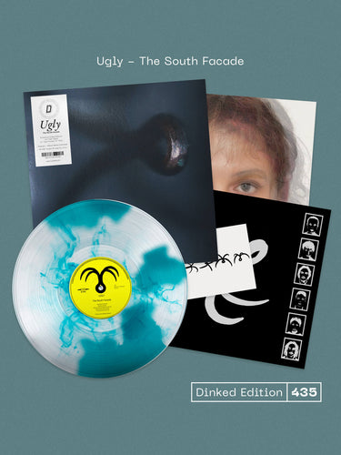 UGLY - The South Facade (Clear Glass with Cyan Accent Vinyl Dinked Edition #435)