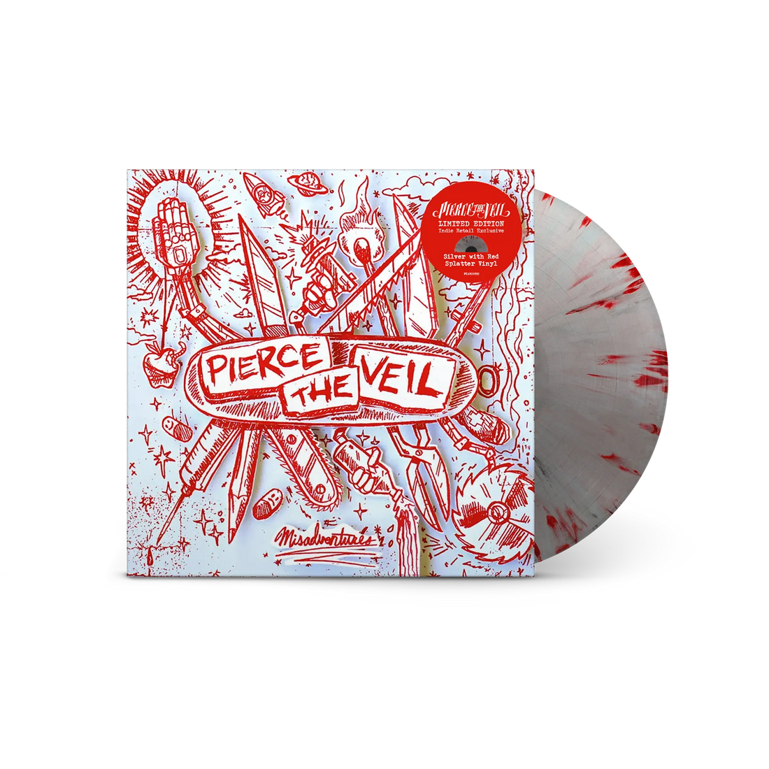 Indies Exclusive Red/Silver Vinyl LP