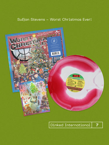 Sufjan Stevens - Worst Christmas Ever! ("Peppermint Swirl" Vinyl Dinked Edition Int.07)