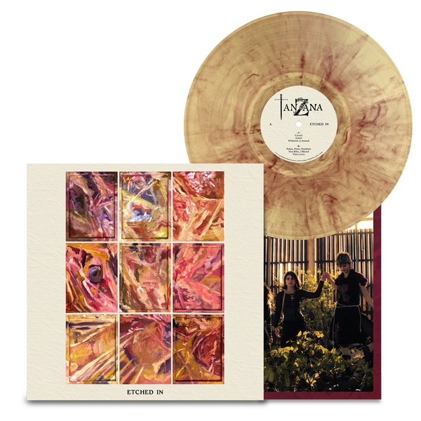 Cream & Burgundy Marbled 12" EP